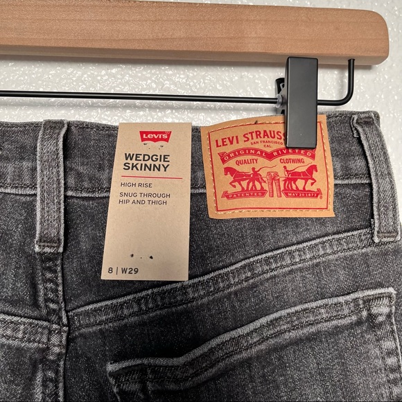 Levi's Wedgie Stretch Skinny Jeans Size 29 - Picture 7 of 8